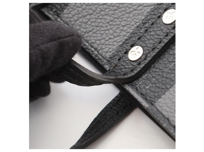 Louis Vuitton Sac Plat XS 2-Way Handbag Noir Damier ebène - vue 6
