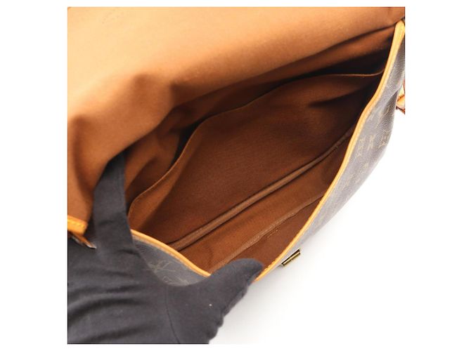 Borsa a Spalla Louis Vuitton Saumur 30 Marrone - vista 3