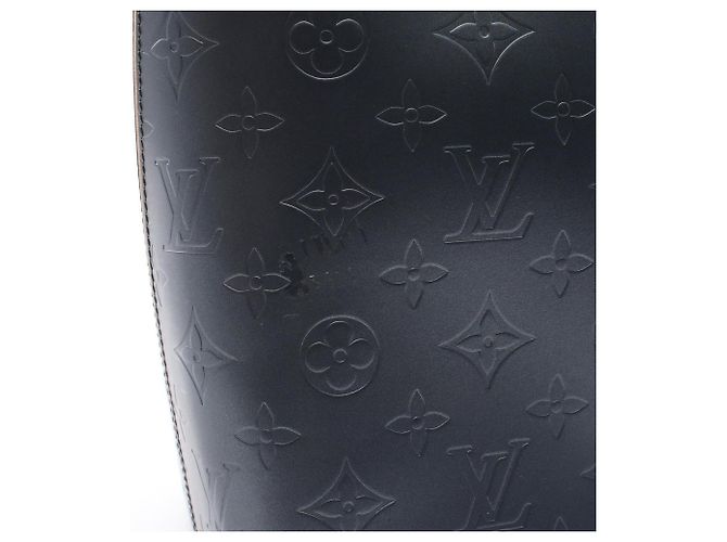 Borsa Louis Vuitton Stockton Monogram Matte Blue Blu navy - vista 10