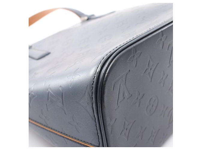 Borsa Louis Vuitton Stockton Monogram Matte Blue Blu navy - vista 11