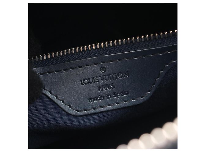 Borsa Louis Vuitton Stockton Monogram Matte Blue Blu navy - vista 4