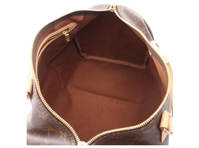 Bolso Louis Vuitton Speedy Bandoulière 35 Monogram Castaño Monograma - vista 3
