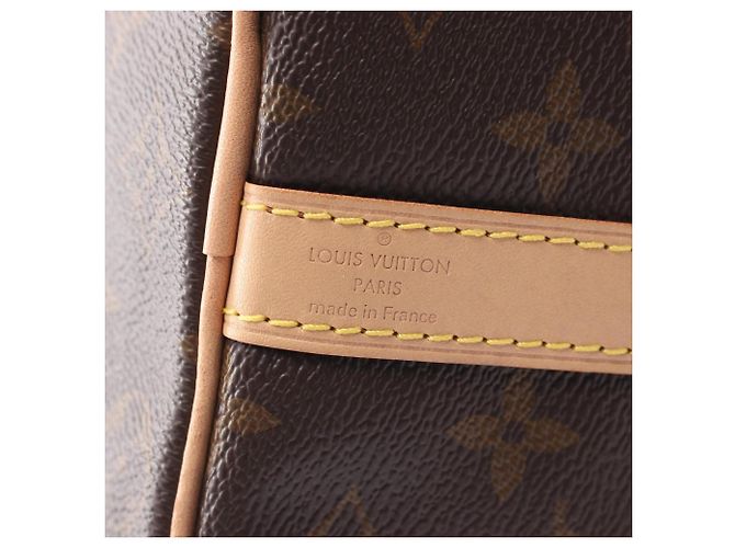 Bolso Louis Vuitton Speedy Bandoulière 35 Monogram Castaño Monograma - vista 4