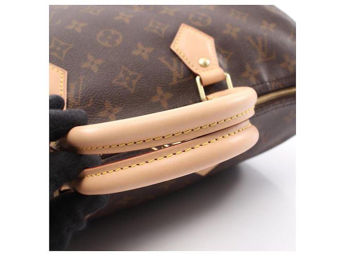 Bolso Louis Vuitton Speedy Bandoulière 35 Monogram Castaño Monograma - vista 7