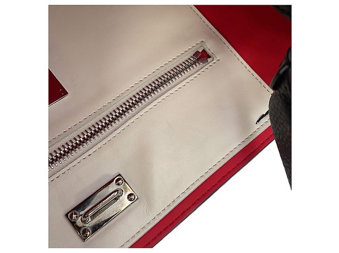 Fendi Peekaboo X-Lite Fit Ledertasche Schwarz - Ansicht 10