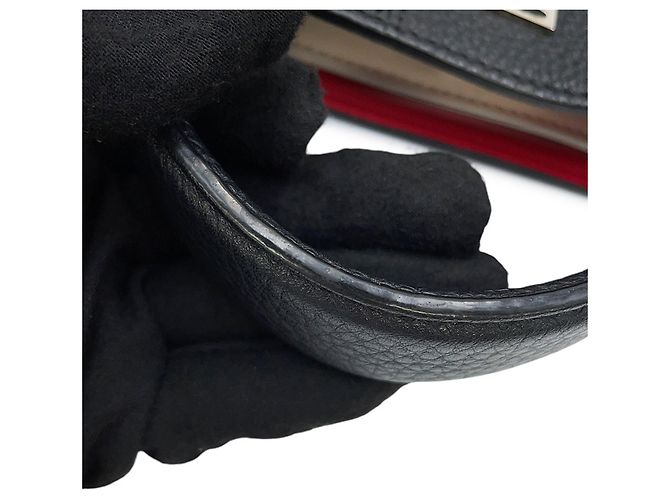 Fendi Peekaboo X-Lite Fit Ledertasche Schwarz - Ansicht 13