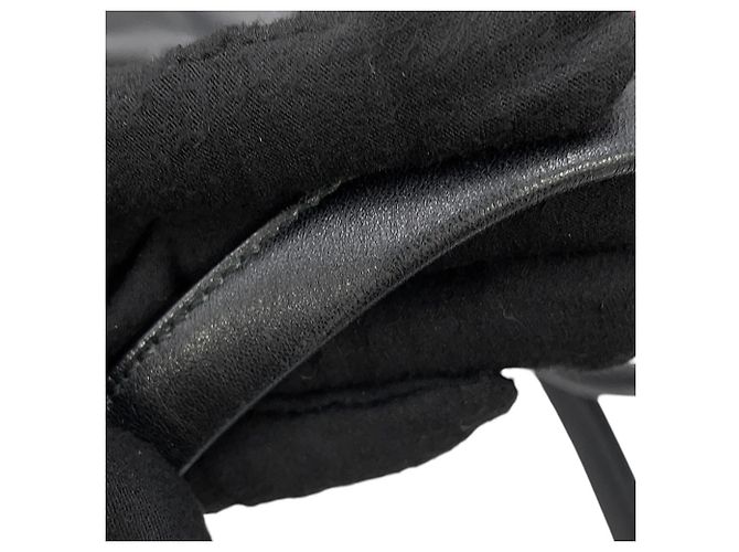 Borsa Tote in pelle nera Prada Nero - vista 14