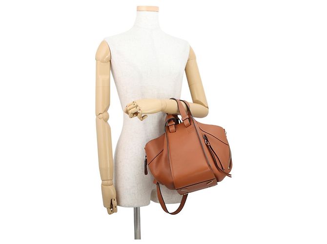 Borsa a mano Hammock Small in pelle di vitello Loewe - vista 4