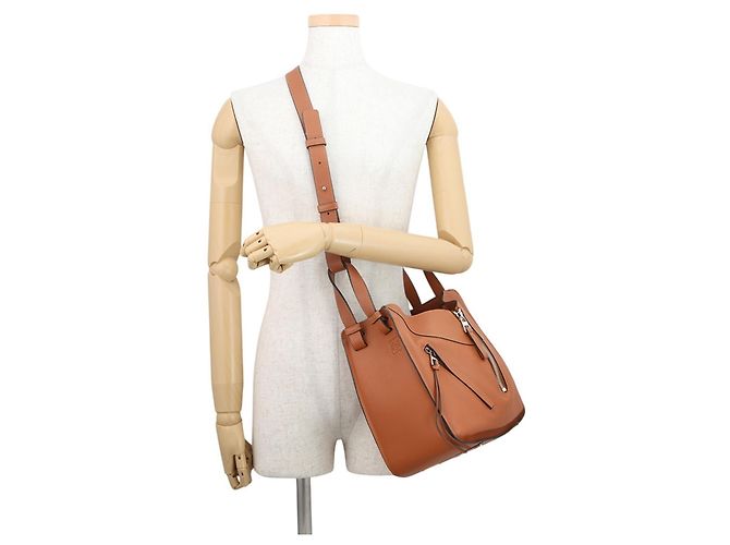 Borsa a mano Hammock Small in pelle di vitello Loewe - vista 5