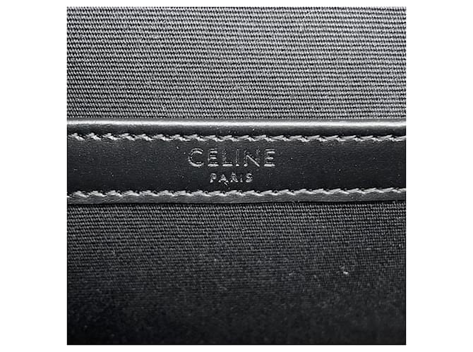 Céline Borsa a tracolla Celine Triomphe Flap Marrone Nero - vista 12
