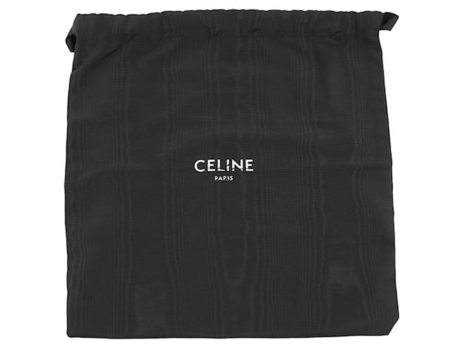 Céline Borsa a tracolla Celine Triomphe Flap Marrone Nero - vista 14