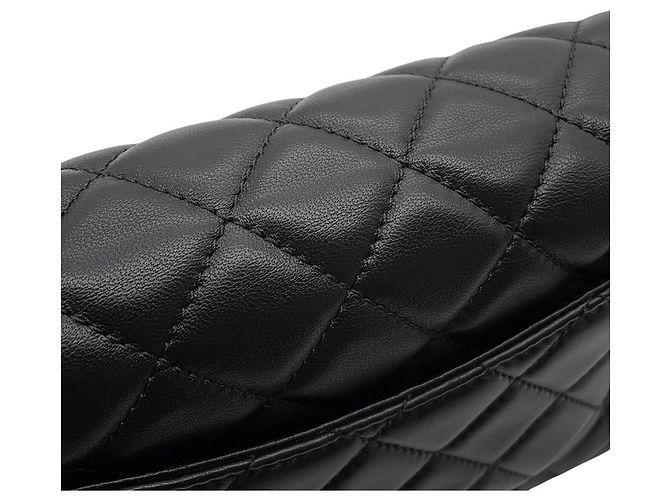 Bolsa de Alça Chanel Mini Matelassé Chain Preto - vista 10