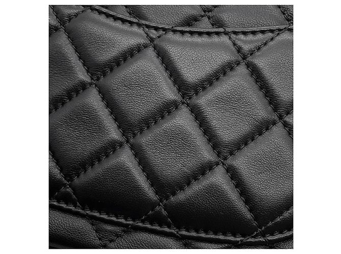 Bolsa de Alça Chanel Mini Matelassé Chain Preto - vista 11