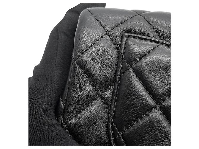 Bolsa de Alça Chanel Mini Matelassé Chain Preto - vista 8