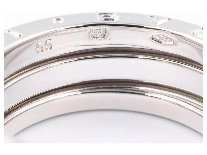 Bulgari Anello Bvlgari B-zero1 3-Band in oro bianco 18K Argento - vista 3