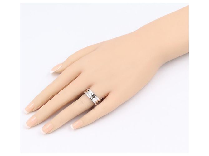 Bulgari Anello Bvlgari B-zero1 3-Band in oro bianco 18K Argento - vista 6