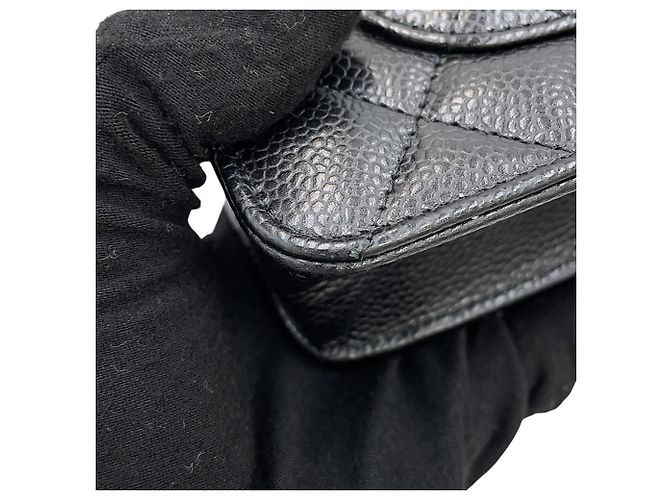 Portafoglio con catena Chanel Matelassé nero - vista 7