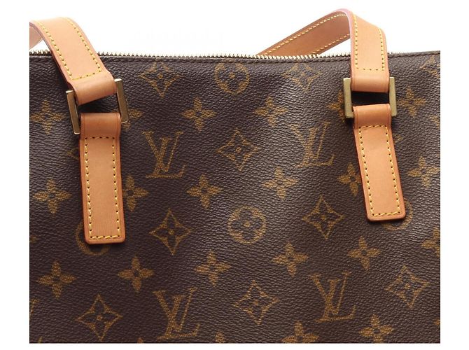 Borsa Cabas Mezzo Monogram Louis Vuitton Marrone - vista 11