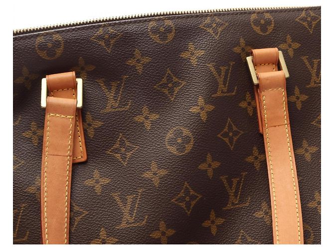Borsa Cabas Mezzo Monogram Louis Vuitton Marrone - vista 12