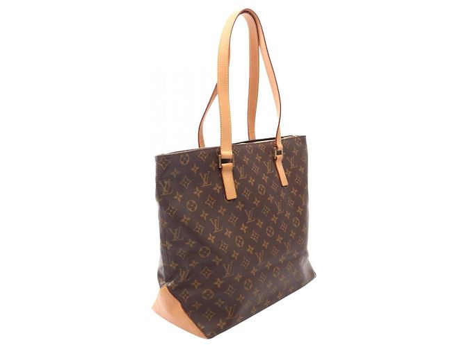 Borsa Cabas Mezzo Monogram Louis Vuitton Marrone - vista 2