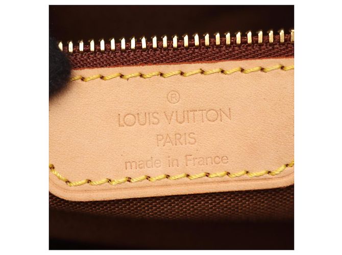 Borsa Cabas Mezzo Monogram Louis Vuitton Marrone - vista 4