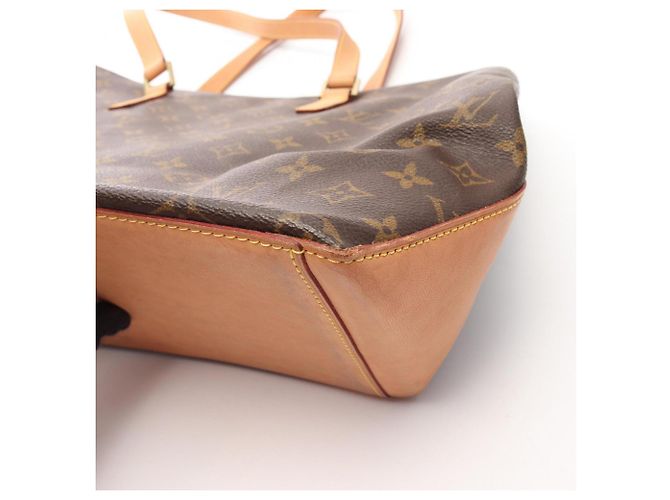 Borsa Cabas Mezzo Monogram Louis Vuitton Marrone - vista 9