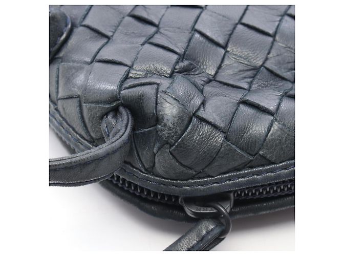 Borsa Bottega Veneta Intrecciato Navy Blu navy - vista 10