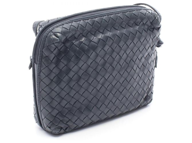 Borsa Bottega Veneta Intrecciato Navy Blu navy - vista 2