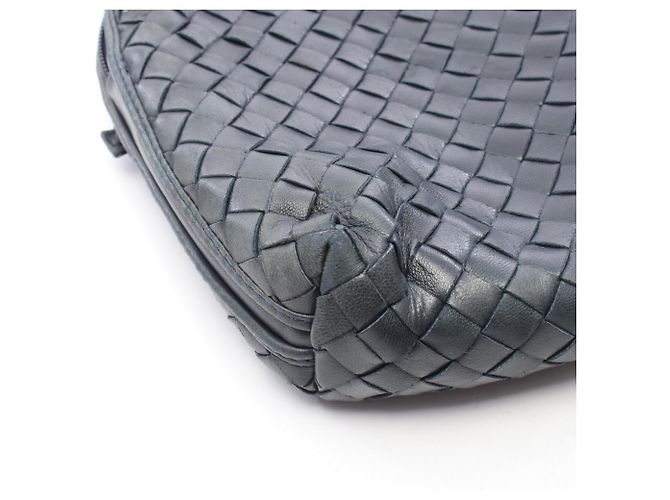 Borsa Bottega Veneta Intrecciato Navy Blu navy - vista 7