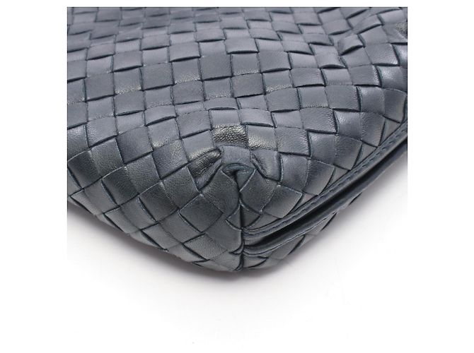 Borsa Bottega Veneta Intrecciato Navy Blu navy - vista 8