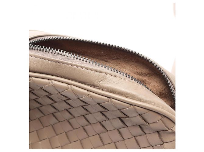 Marsupio Bottega Veneta Intrecciato Beige - vista 6