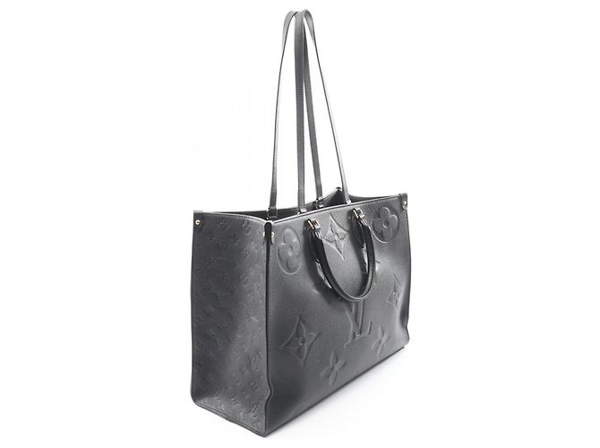 Borsa Tote Louis Vuitton OnTheGo GM Monogram Empreinte Noir Nero - vista 2