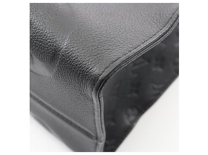 Borsa Tote Louis Vuitton OnTheGo GM Monogram Empreinte Noir Nero - vista 7