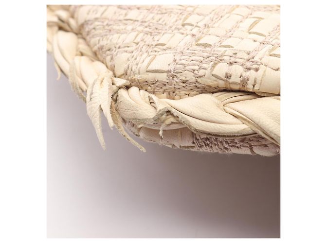 Borsa Bottega Veneta Ivory Intrecciato Crudo - vista 6