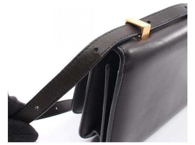 Borsa a tracolla in pelle classica Bottega Veneta Marrone - vista 11