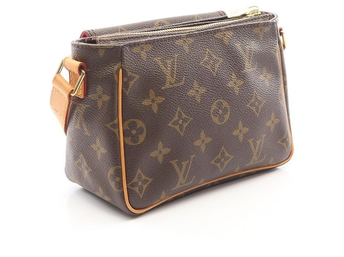 Borsa a Spalla Louis Vuitton Vivacite PM Monogram Marrone - vista 2