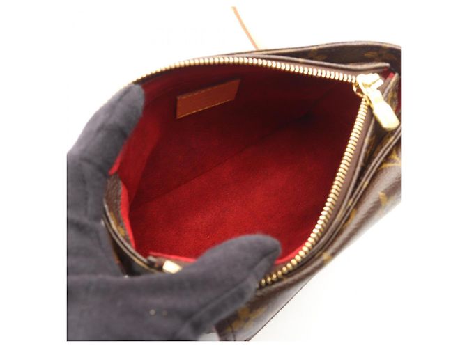 Borsa a Spalla Louis Vuitton Vivacite PM Monogram Marrone - vista 3