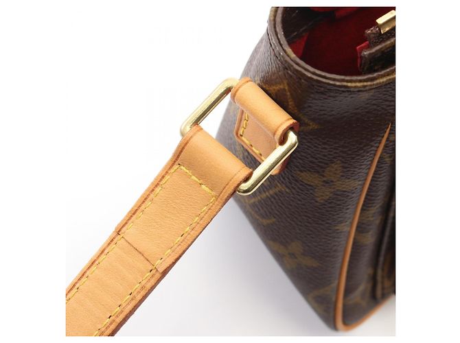 Borsa a Spalla Louis Vuitton Vivacite PM Monogram Marrone - vista 9