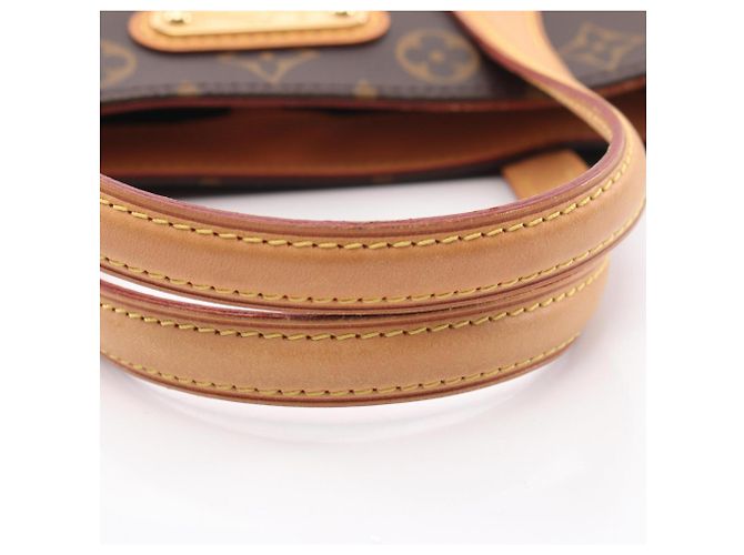 Borsa Louis Vuitton Wilshire PM Monogram Marrone - vista 10
