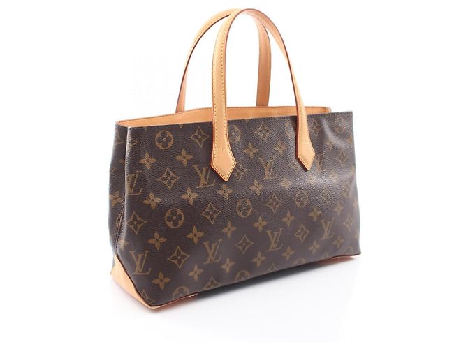 Borsa Louis Vuitton Wilshire PM Monogram Marrone - vista 2