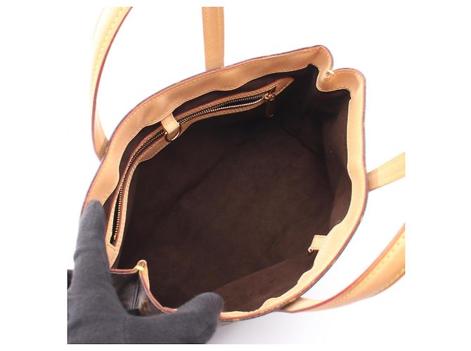 Borsa Louis Vuitton Wilshire PM Monogram Marrone - vista 3