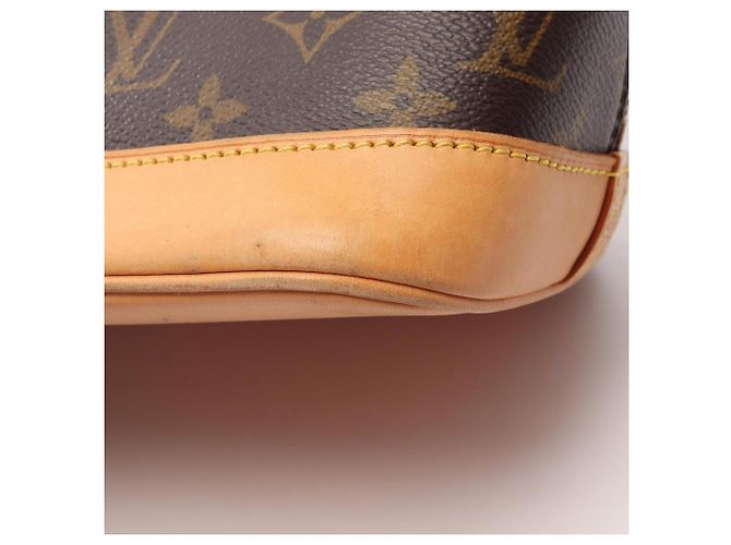 Borsa Louis Vuitton Alma PM Monogram Marrone - vista 7