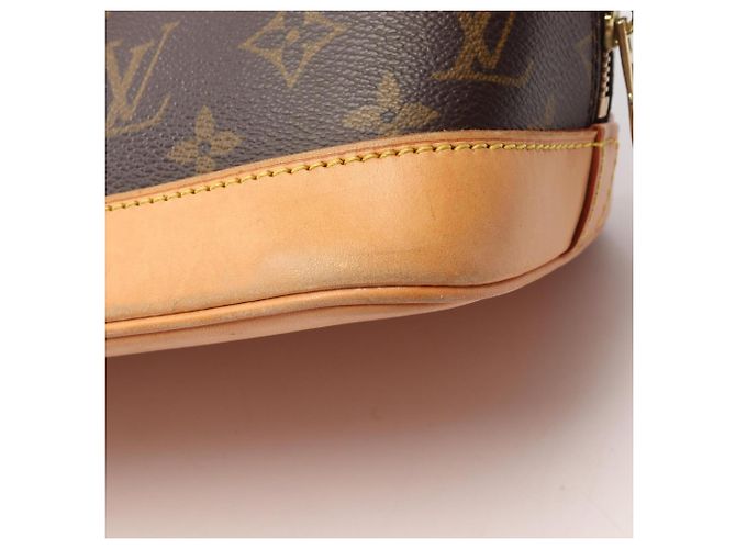Borsa Louis Vuitton Alma PM Monogram Marrone - vista 9