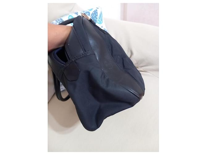 Borsa Dior in nylon nero monogramma - vista 10