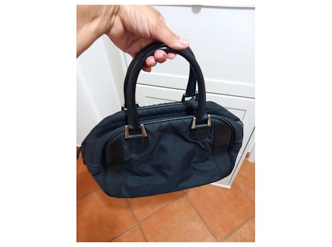 Borsa Dior in nylon nero monogramma - vista 2