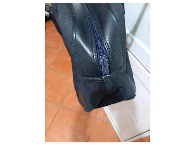 Borsa Dior in nylon nero monogramma - vista 3