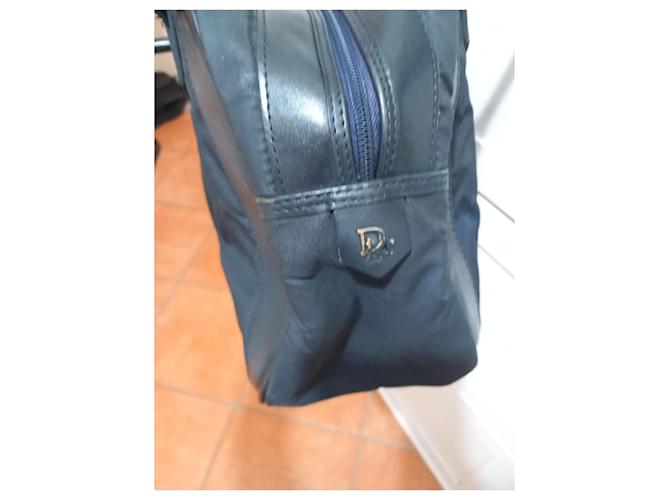 Borsa Dior in nylon nero monogramma - vista 9