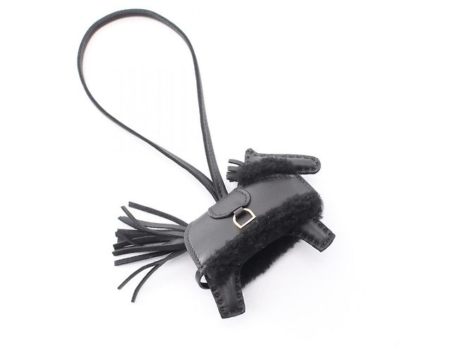 Hermès Hermes Rodeo PM Robeoplash Accessorio charm Nero - vista 2