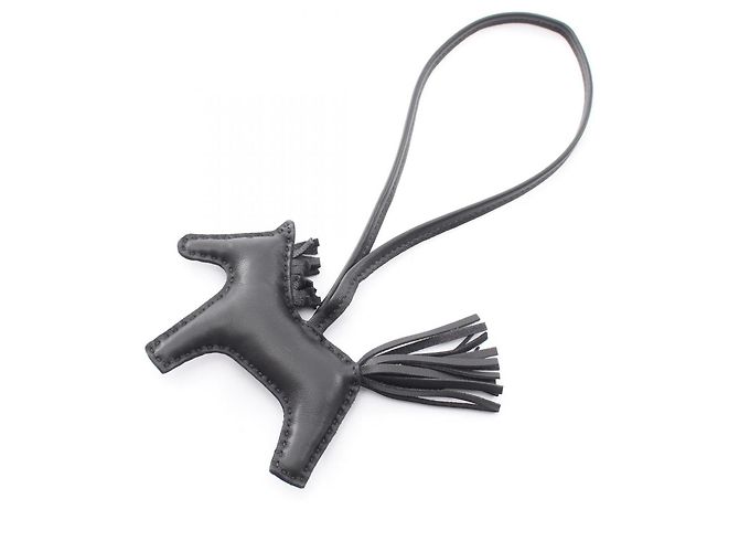 Hermès Hermes Rodeo PM Robeoplash Accessorio charm Nero - vista 6