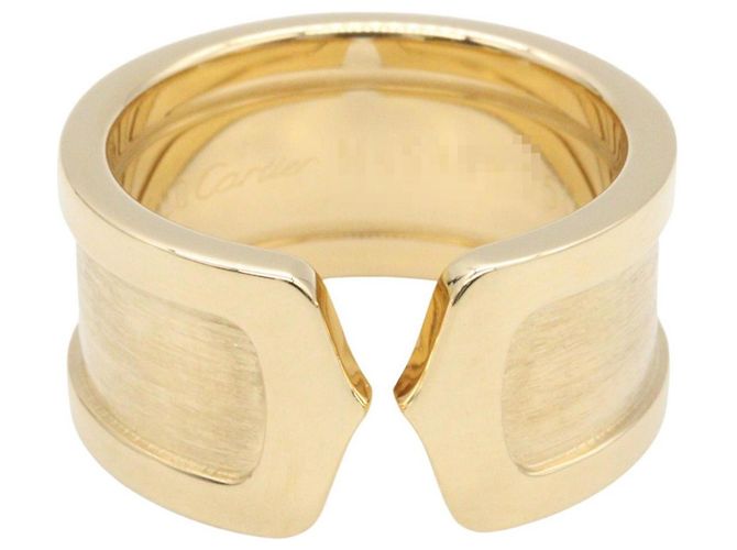 Anello Largo C2 Cartier in Oro Giallo 18K D'oro - vista 2